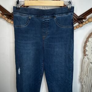 Spanx Distressed Skinny Ankle Jeans